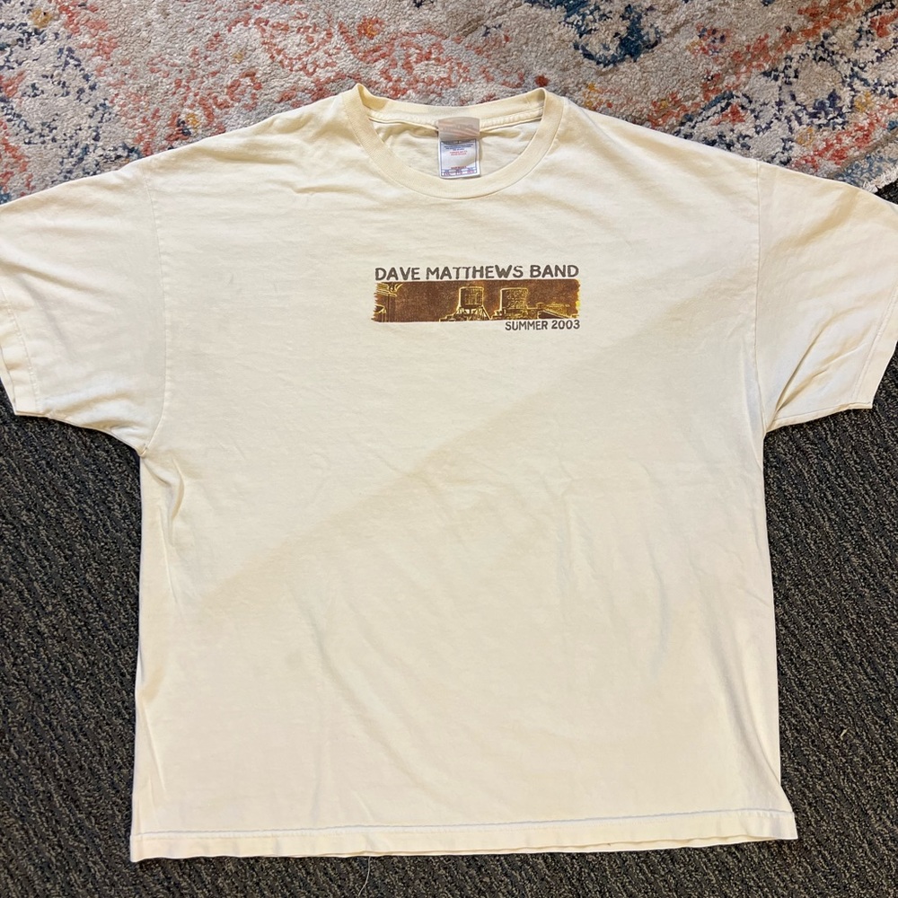 Dave Matthews Band 2003 Summer Tour Shirt | vintage USA made size XXL